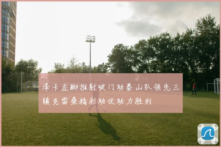 泽卡左脚推射破门助泰山队领先三镇克雷桑精彩助攻助力胜利
